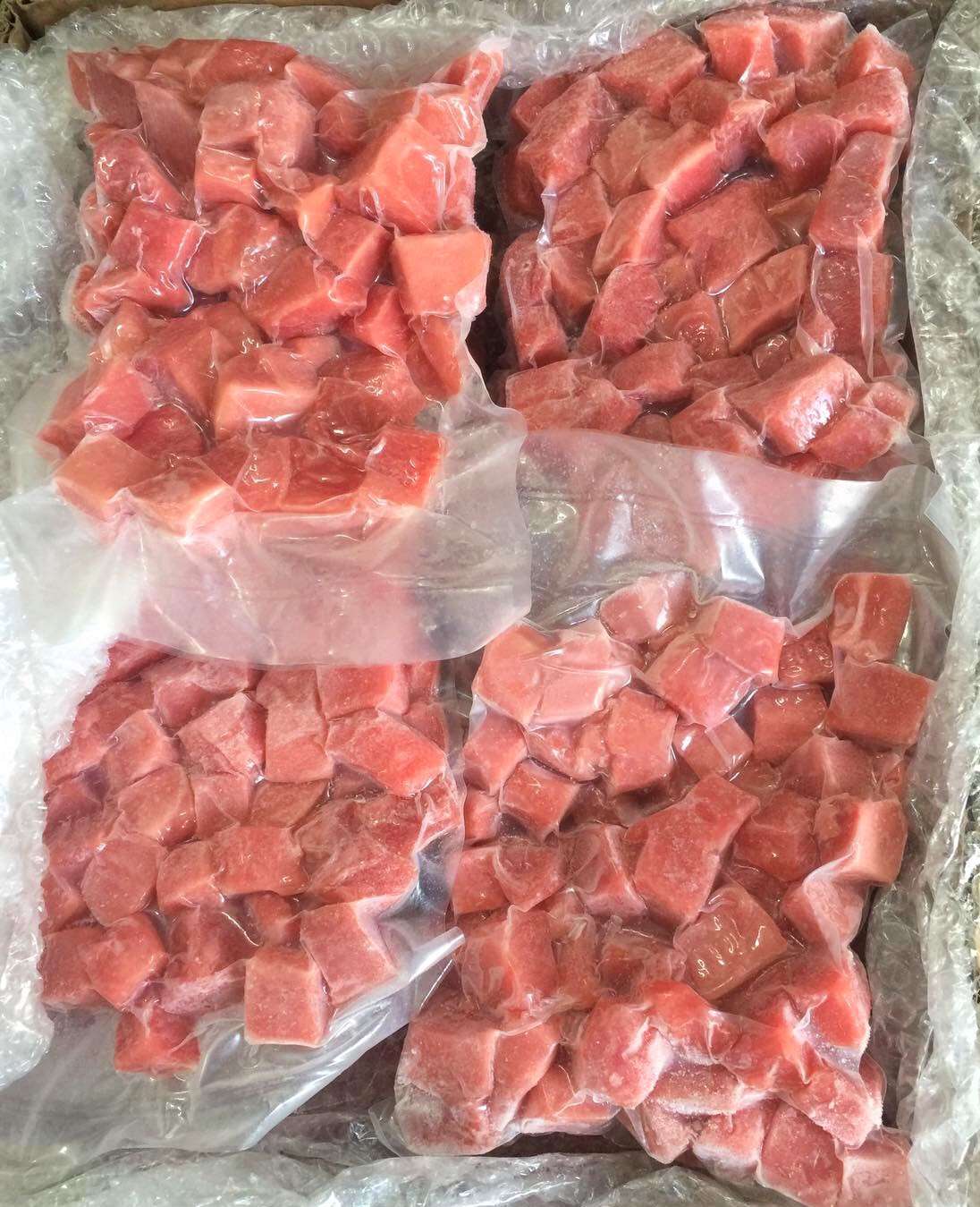 Frozen Yellowfin Tuna Cube