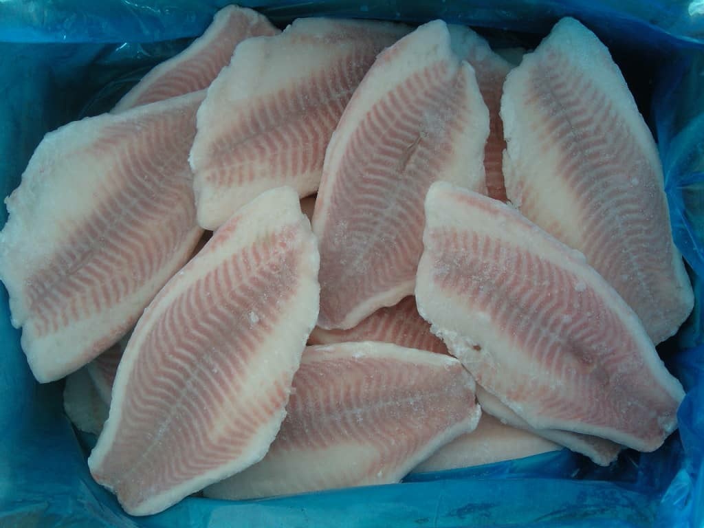 Black tilapia fillet