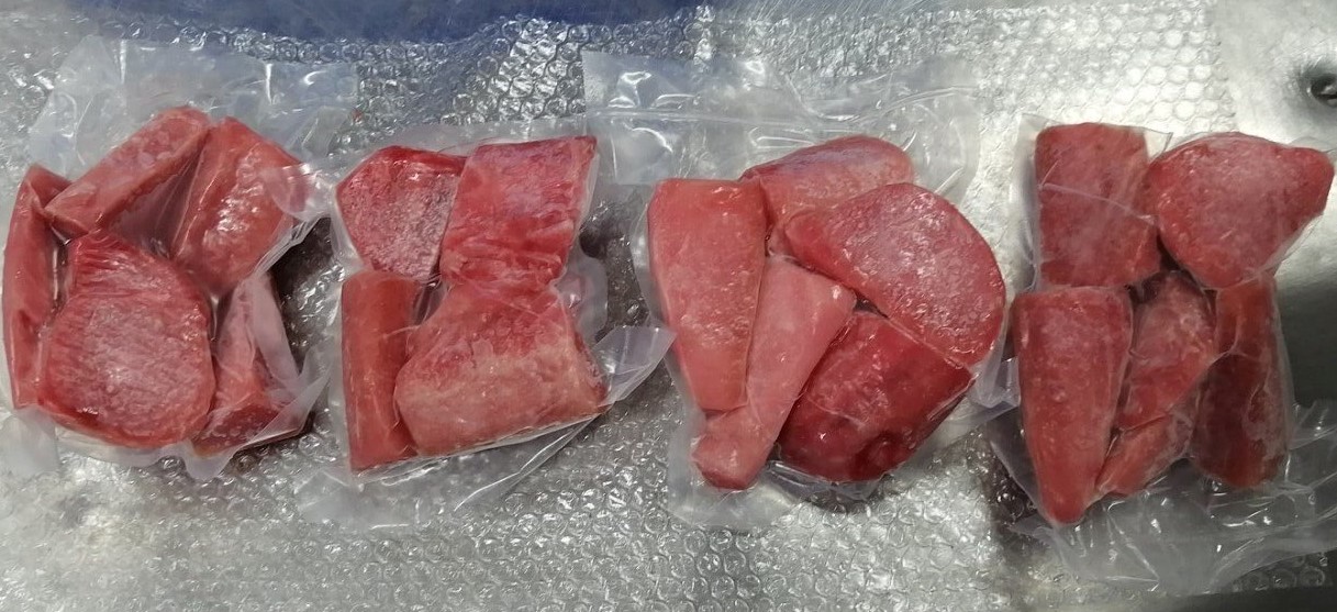 Tuna portionFrozen Yellowfin Tuna Portion