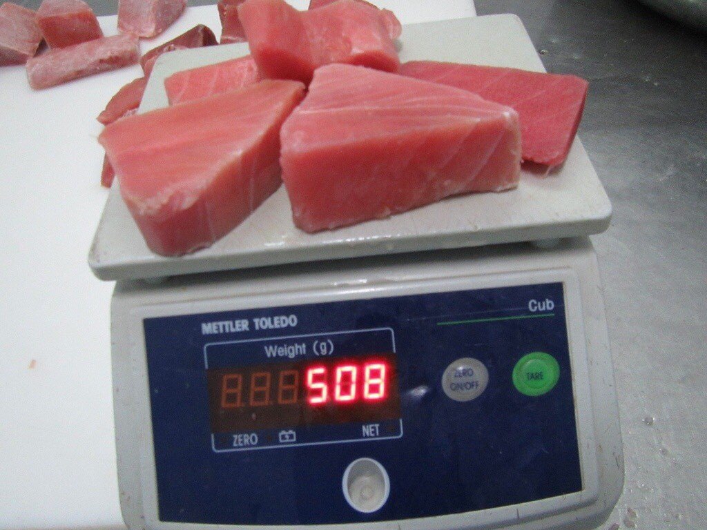 Tuna portionFrozen Yellowfin Tuna Portion